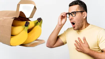 Ce a găsit un bărbat care a cumpărat o pungă cu banane din magazin. A avut un șoc când a deschis-o
