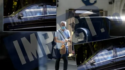 Gest bizar făcut de Octavian Bellu și Mariana Bitang în public. Ce a făcut renumitul antrenor, după ce a comandat prânzul la un restaurant de fițe din nordul Capitalei FOTO EXCLUSIV