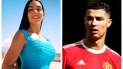 Cum s-a îmbrăcat Georgina Rodriguez la meciul Manchester United - Newcastle. „Costumul este cam mulat”. Ce a scris The Sun despre iubita lui Ronaldo - FOTO