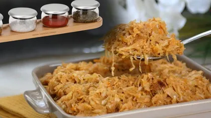 Ingredientul care trebuie adăugat în varza călită. Gustul va fi mult mai bun