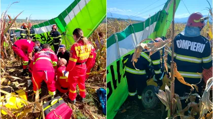 Motodeltaplan prăbușit la Sibiu, ISU a intervenit de urgență. Bilanțul victimelor, detalii de ultimă oră