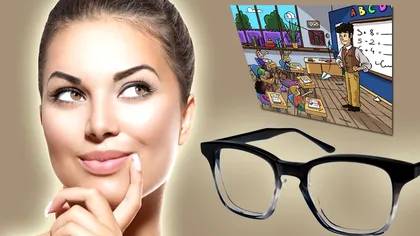 Testul de atenție care arată cât de inteligent ești. Găsești ochelarii pierduți ai profesorului?