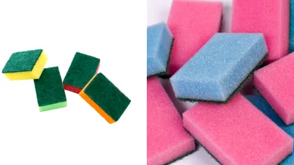 De ce bureții de vase au culori diferite, de fapt. Fiecare are o altă utilizare, sigur nu știai asta