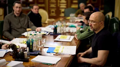 Momente cruciale pentru securitatea Ucrainei. Volodimir Zelenski, surprins în timpul unei ședințe organizate de urgență