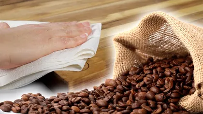 A uns tocătorul de lemn cu cafea iar rezultatul a uimit-o. E cel mai tare truc al momentului