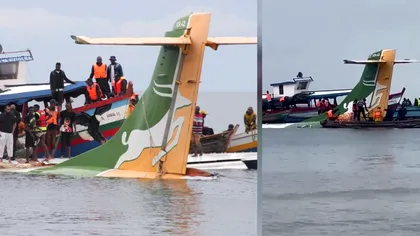 Cel puțin 19 oameni au murit în Tanzania după prăbuşirea unui avion. Echipele de salvare caută supravieţuitori