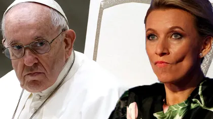 Maria Zaharova, atac acid la adresa Papei Francisc. Motivul pentru care Rusia declară război Bisericii Catolice