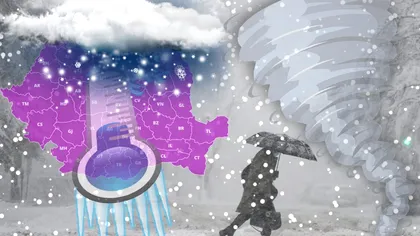 Când ajunge furtuna arctică în România. Abia atunci vine iarna şi la noi în ţară: se anunţă ninsori, viscol şi frig