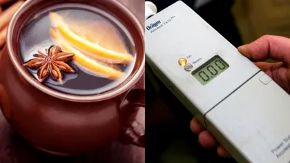 Ce iese la alcooltest dacă bei vin fiert. Experimentul viral al unui poliţist din România