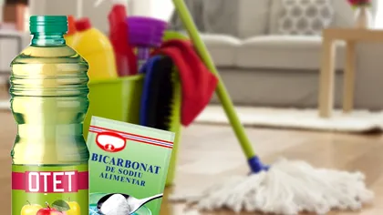 A curățat casa doar cu bicarbonat de sodiu și oțet pentru 7 zile. Incredibil ce a observat după