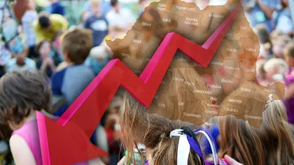 Judeţul din România cu cei mai puţini copii. Natalitatea a scăzut dramatic, zona rămâne fără tineri