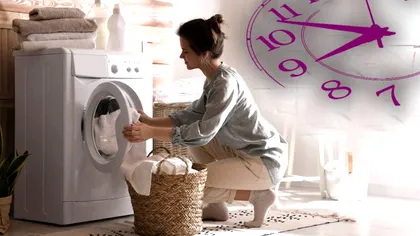 Orele la care să speli rufele la mașina de spălat. Așa vei consuma mai puțin și vei face economie la facturi
