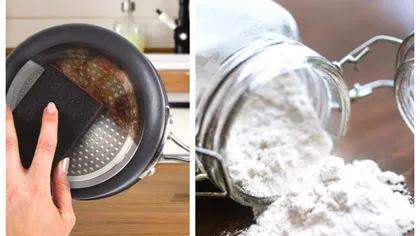 Cu ce se curăță calcarul de pe oale. Amestecul ieftin care le dă rapid strălucire, le face ca noi