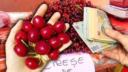 Cât vor costa cireşele româneşti anul acesta, în pieţe. Preţul estimat, surprinzător