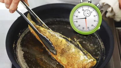 Câte minute se prăjește peștele pe fiecare parte, de fapt. Secretul celor mai cunoscuți bucătari