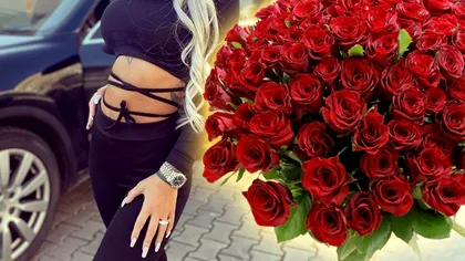 Cuplu nou în showbizul românesc? Vedeta a primit un buchet imens de trandafiri
