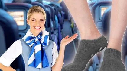De ce să te descalți în timpul unui zbor cu avionul. Ce spun stewardesele despre obiceiul călătorilor