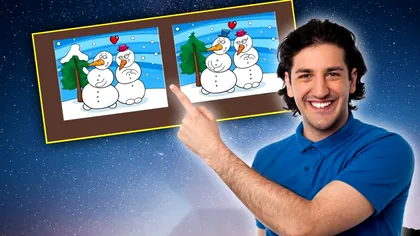 Testul de inteligenţă al weekendului. Găseşte cinci diferenţe între cele două imagini! Ai curaj să încerci?