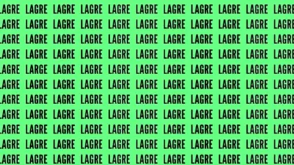 Iluzia optică pe care doar cei mai ageri români o rezolvă în 15 secunde. Unde e cuvântul „LARGE”?