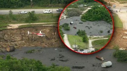 Oraşul care ar putea fi înghiţit de o groapă uriaşă. Autorităţile au avertizat deja locuitorii, se poate întâmpla peste noapte