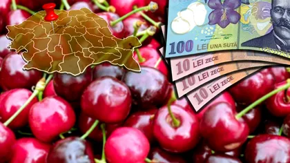 Cât a ajuns să coste un kilogram de cireșe în piața din Sibiu. Prețul e uriaș: ‘Am vândut 3 lădițe’