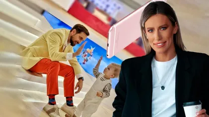 Dani Oțil, prins în fapt de Gabriela Prisăcariu. Ce îi arăta fiului pe telefon: „Trebuie să învețe de mic”