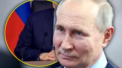 Gestul făcut de Vladimir Putin la cea mai recentă apariţie în public. Specialiştii vorbesc din nou despre o boală gravă