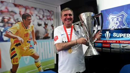 Gheorghe Hagi, așa cum nu l-ai mai văzut. Imagini senzaționale din vestiarul noii campioane a României - FOTO & VIDEO
