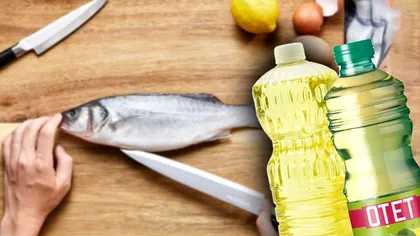 Ingredientul ieftin prin care cureți rapid peștii de solzi. Durează doar 3 minute