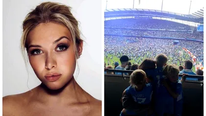 „A uitat sutienul acasă”. Cine este soția fotbalistului de la Manchester City care a atras toate privirile la petrecerea unde s-a sărbătorit titlul - GALERIE FOTO