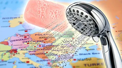 Țările din Europa în care locuitorii se spală cel mai des. Pe ce loc este România