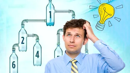 Testul zilei de miercuri. Care sticlă se va umple prima? Mulţi greşesc, doar cei cu adevărat inteligenţi dau răspunsul corect