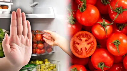 Unde se păstrează roşiile, de fapt. Uită de frigider, aşa se strică mai repede!
