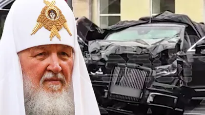 Limuzina Patriarhului Kirill, implicată într-un accident teribil în Moscova. Bolidul unic în lume a fost distrus în totalitate. Video