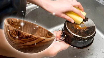 Amestecul puternic care îţi face tigăile ca noi. E pe bază de zahăr, trebuie să încerci şi tu