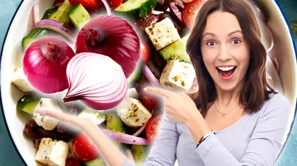 Ce să faci cu ceapa înainte de a o pune în salată. Aşa nu va mai ustura, doar la restaurant o mai mănânci astfel