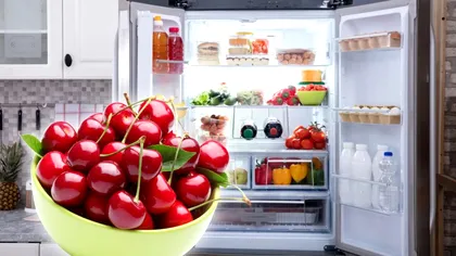 Ce să faci să păstrezi cireşele proaspete mai mult în frigider. Aşa nu le vei mai arunca a doua zi