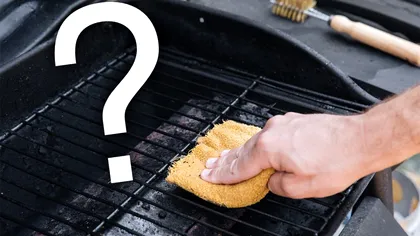 Cu ce se curăță grătarul. Ingredientul banal din bucătărie care îl face ca nou