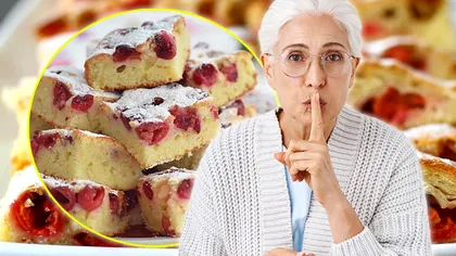 Rețetă de plăcintă cu iaurt și vișine. Se face rapid și are un gust senzațional