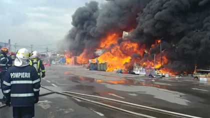 Incendiu uriaș în Capitală la această oră! Peste 12 autospeciale de stingere au intervenit de urgență