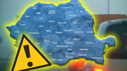 Alertă meteo ANM în România. Va fi prăpăd, cod portocaliu anunțat de specialiști în mai multe județe