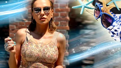 Anna Lesko, senzuală într-un costum de baie decupat. Diva se mândrește cu formele sale voluptoase