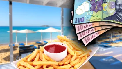 Cât a plătit un turist pentru o porție de cartofi prăjiți la Eforie Nord. A crezut că nu vede bine când a citit pe bon
