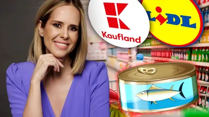 Ce conțin conservele de pește din Lidl, Kaufland și alte magazine. Mihaela Bilic a făcut anunțul