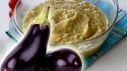 Condimentul secret pentru cea mai bună salată de vinete. Uită de maioneză, ce trebuie să pui