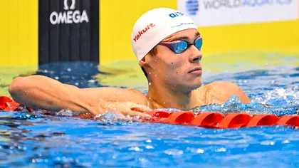 David Popovici s-a calificat în finala de 100 de metri a Campionatului Mondial de Natație. Când va avea loc cursa pentru medalia de aur