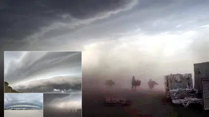 Furtunile au făcut prăpăd în Constanța! Cod portocaliu de ploi torențiale și grindină