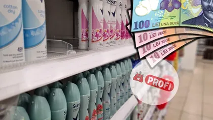 O româncă a dorit să cumpere un produs de igienă de la Profi, însă preţul a scandalizat-o. Cât costă un deodorant la celebrul supermarket