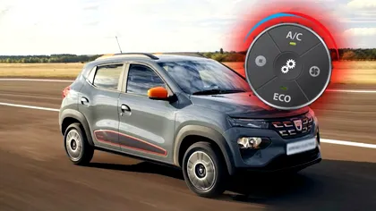 Peripeții pentru un șofer român, după ce a condus o Dacia Spring plină cu pasageri și bagaje. Ce s-a întâmplat după ce a pornit aerul condiționat