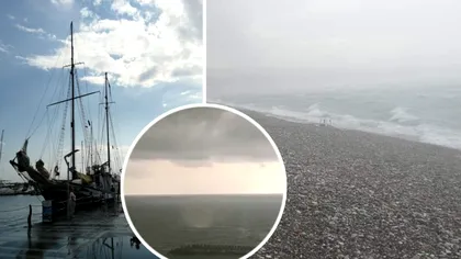 Fenomen straniu pe litoralul românesc, astăzi, 4 iulie 2023. Ce s-a întâmplat pe plaja din Mamaia FOTO
